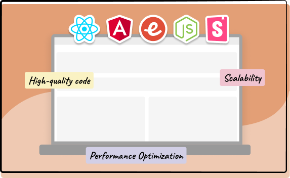 development services with coding languages logos